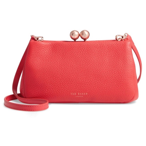 ted baker red crossbody bag